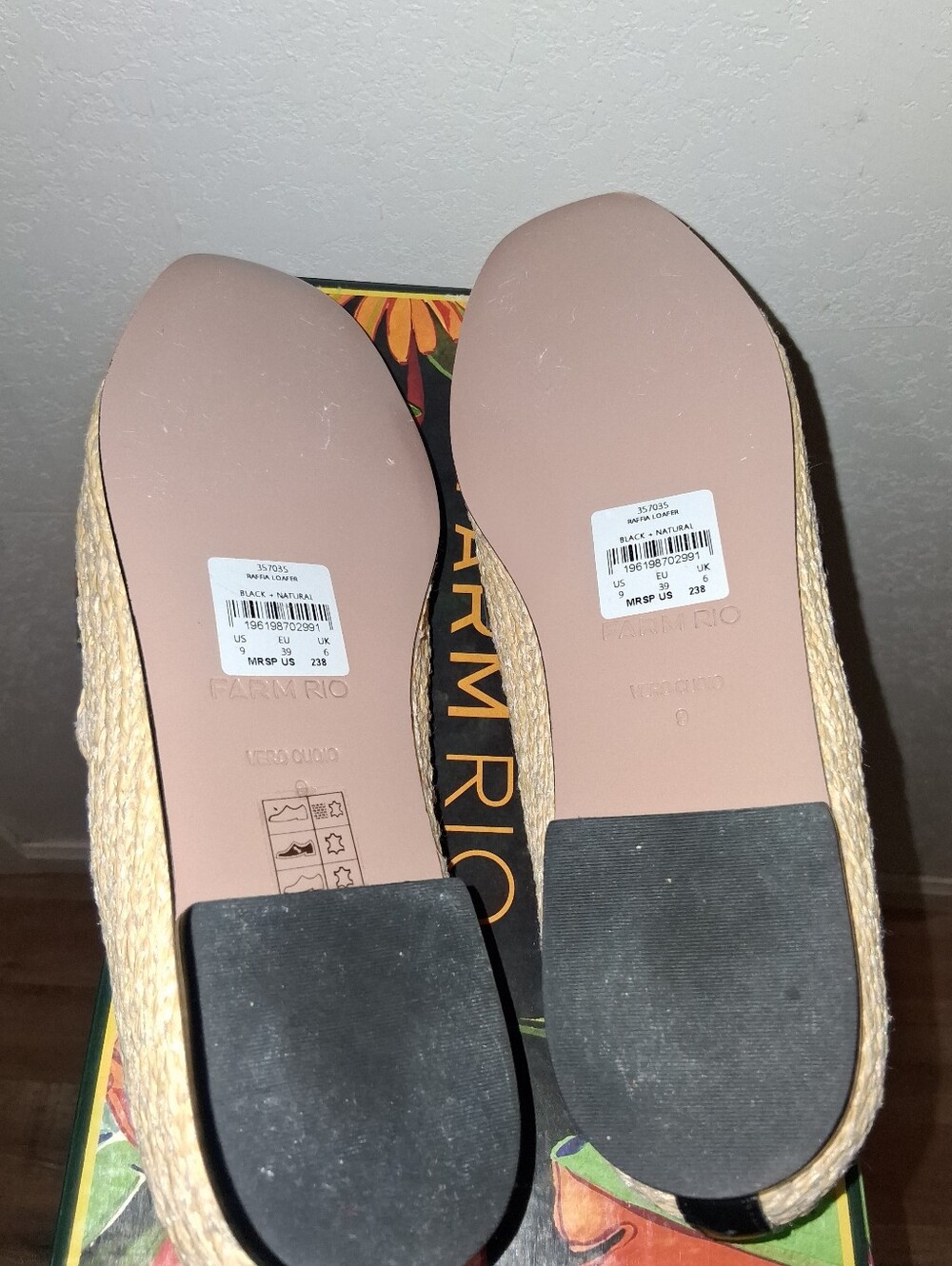 FARM RIO Raffia Loafers - Picture 5 of 9